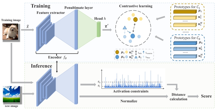 Enhancing Out-of-Distribution Detection via Diversified Multi-Prototype Contrastive Learning